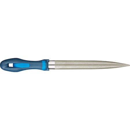 Pferd Diamond Machinist File, Half Round, Med, 8 04063